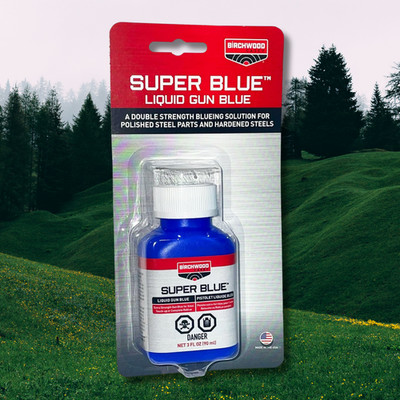 SUPER BLUE Liquid Gun Blue FOR BLUEING POLISHED HARDENED STEELS