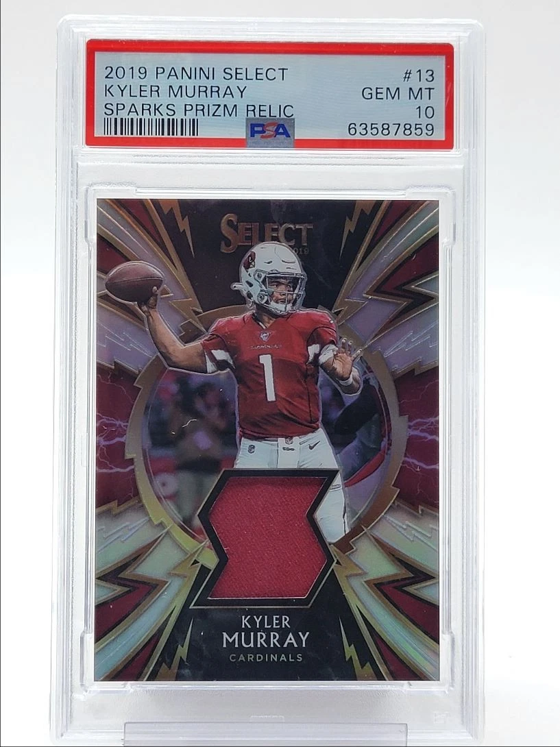 Kyler Murray Panini Select Sparks Prizm Relics #13 Base