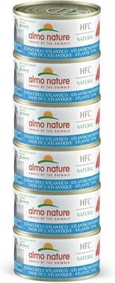 Almo Nature HFC Natural Megapack, Nassnahrung für Katzen - Atlantikthunfisch (6