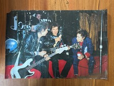 Vintage c.1977 SEX PISTOLS Poster by Peaches Posters  Sid Vicious Johnny Rotten