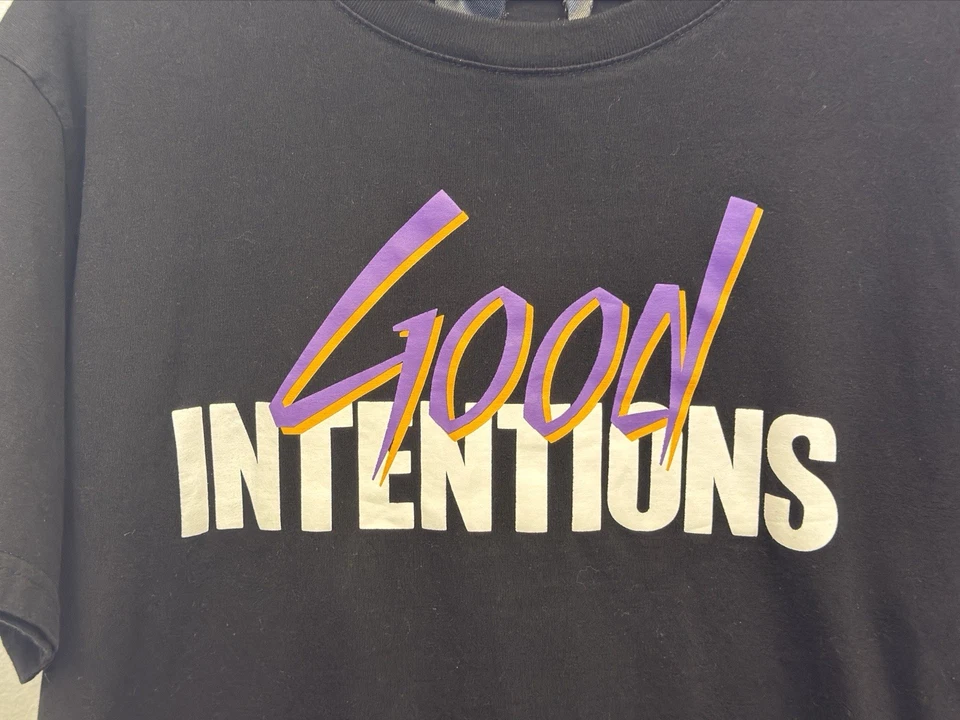 Camiseta Vlone X Navegación Buenas Intenciones Negra Púrpura Paloma Para Hombre Talla Grande Foto 2 de 4