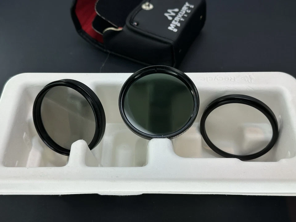 [NMINT] Merkury Optics 3-Piece 52mm Filter Set (FD-L, UV, PL, Filters) In Case. - Image 3 of 4