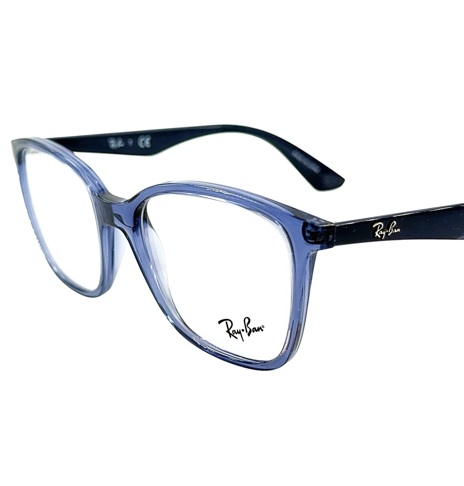 Marco de gafas de plástico unisex Ray Ban RB7066 5995 transparente violeta 52-17 Foto 2 de 4