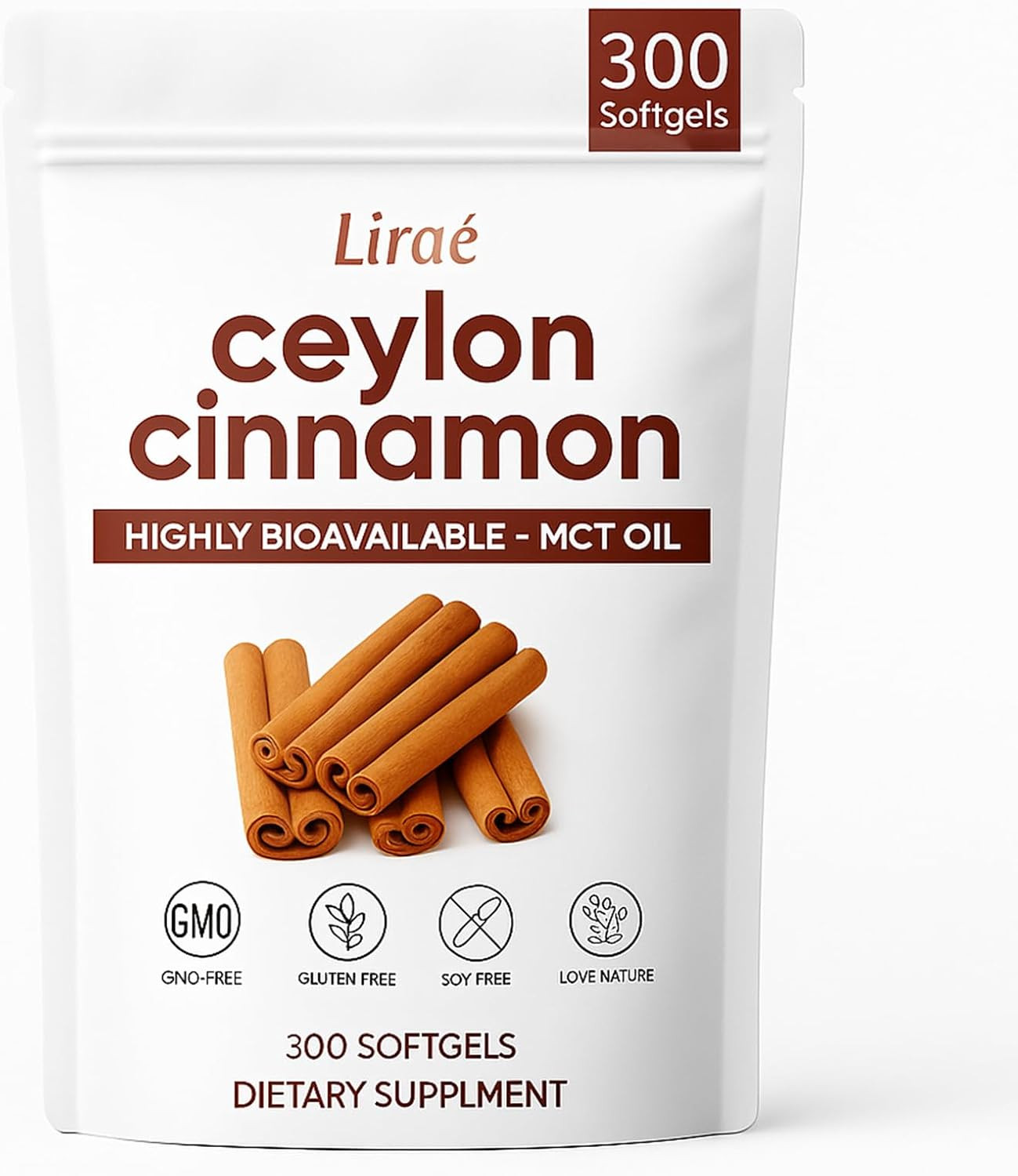 &ndash; 300 Softgels &ndash; True Ceylon Cinnamon Supp