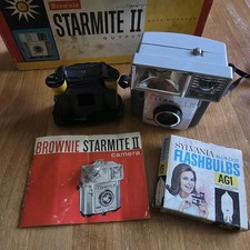 Kodak Brownie Starmite Outfit With Original Box, Flash Bulbs, And Film Untested