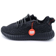 Adidas YEEZY BOOST 350 PIRATA NEGRO PILATE ZAPATILLAS CORTE BAJO US9 27cm Usado b985ca