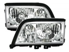 Scheinwerfer Set für Mercedes-Benz W202 in chrom Scheinwerfer Set für Mercedes-Benz W202 in chrom
