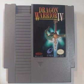 Dragon Warrior 4 IV Nintendo NES 1992 Cartridge, Tested
