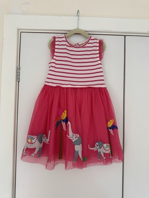mini boden elephant dress Mini Boden Girls Jungle Safari Elephant Cotton Dress
