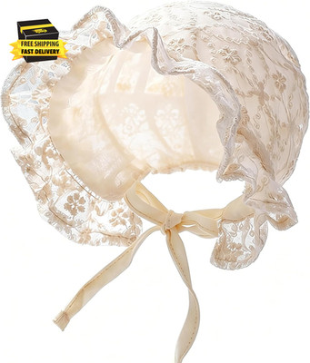 Baby Girls Boys Bonnet Newborn Infant Soft Double Layer Sun Hat Toddlers Lace Co