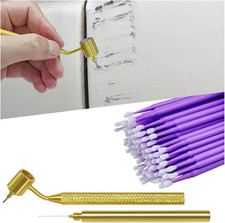 100 Pc 0.5mm Touch up Paint Brushes, Fine Line Fluid Writer Paint Applicator Pen