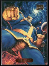 1994 Fleer Marvel Masterpieces Hildebrandt Brothers 122 Thanos Gold Foil