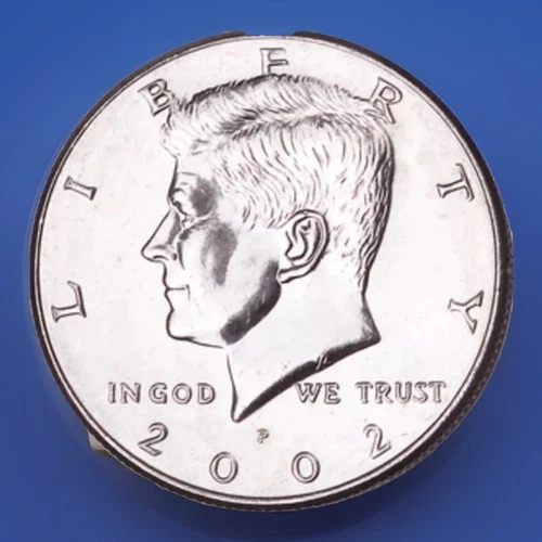 2002-P Clad Gem BU Kennedy Half Dollar Coin From OBR FAST SHIPPING