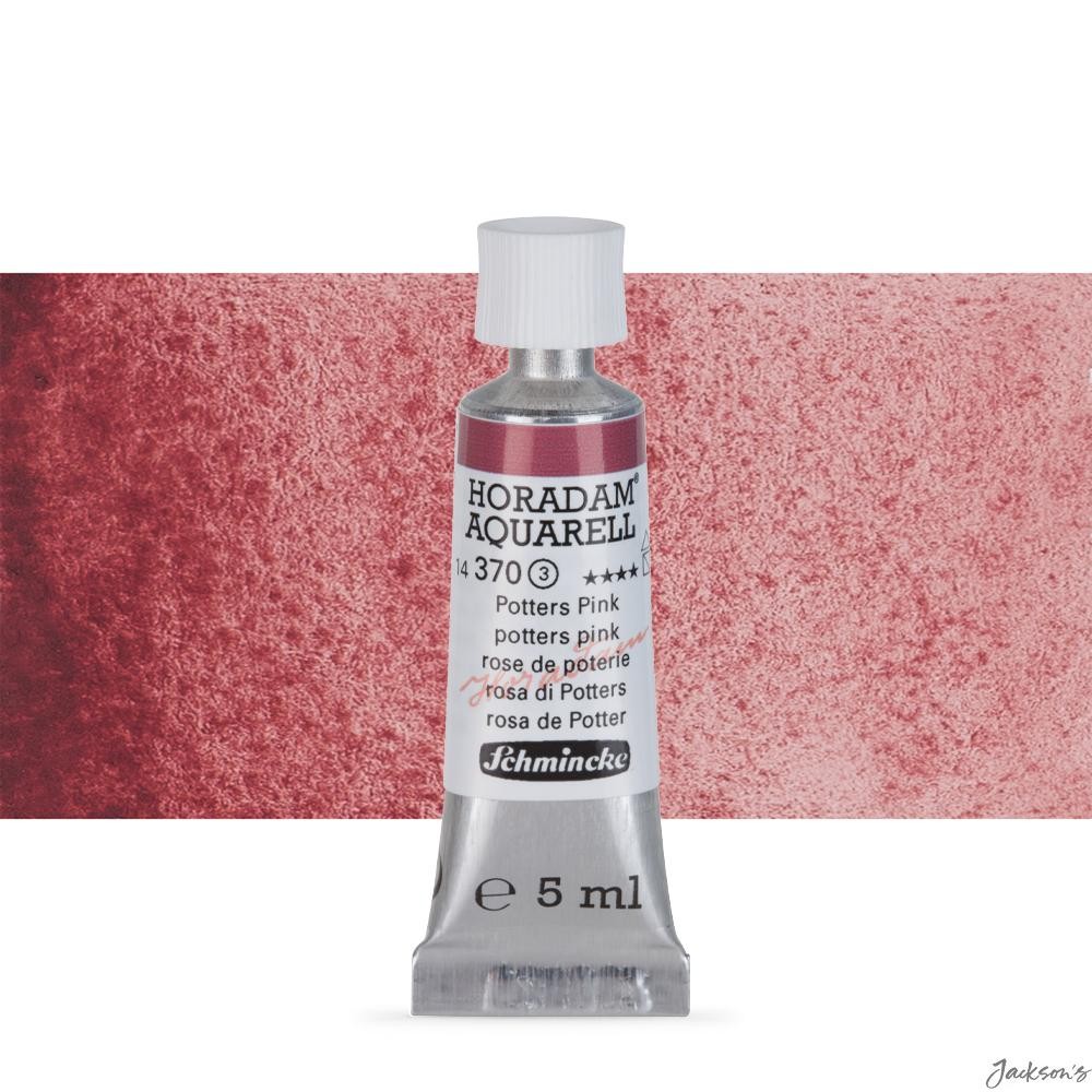 Schmincke Horadam Watercolour Paint Kordofan Gum Arabic 5ml Potters Pink PR233