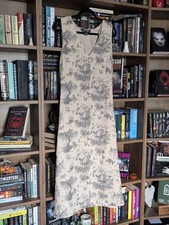 Disturbia Maypole Cotton Print Button Up Midaxi Dress UK18 Whimsigoth Faries