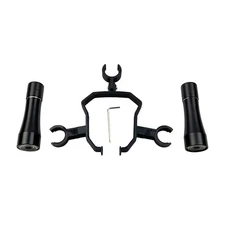 Aluminum Alloy & PLA Black Flashlight Lamp Accessories For DJI Air 3 Drone A