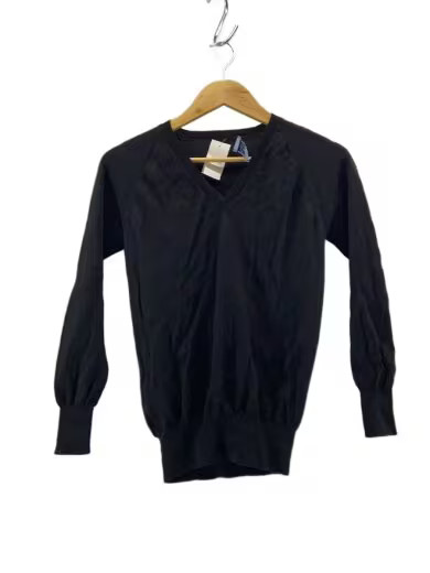 PRADA/Knit sweater (thin)/Size 38/Wool/Black/Solid