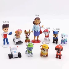 12-Pcs PAW Patrol Ryder Marshall Chase Cartoon Cute Figure Pvc Model Toys Cute