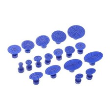 Car Dent Puller Tabs Kit 18PCS - Paintless Dent Repair Pads for Auto Body Hail