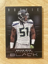 2012 Panini Black - Bruce Irvin #111 Rookie Platinum 10/25