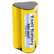 Exell 3.6V 1000mAH (3xAA, 3.6Wh, Triangle)  NiCDBattery Pack