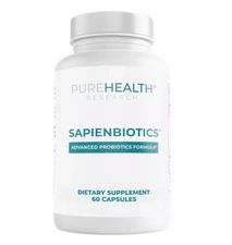PureHealth Research Sapienbiotics Advanced Probiotics Formula 60cap - EXP 7/2025