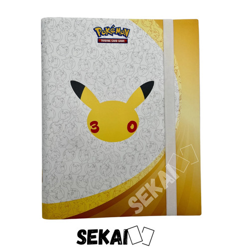 Pokemon 30° Anniversario Album Raccoglitore 20 Pagine 9 Tasche Solo Binder prezzo ebay