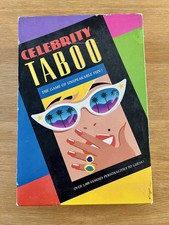 Vintage CELEBRITY TABOO by MB GAMES - Family Quiz Game.