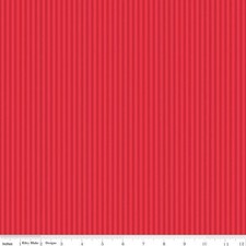 1/8" Tonal Stripe in Red Stripes Riley Blake