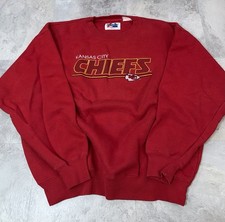 Vintage 90s Kansas City Chiefs Crewneck Sweatshirt Majestic NFL Embroidered L