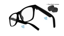 Smart Glasses Blue Light Blocking Lenses Bluetooth Call Audio Music Earphones
