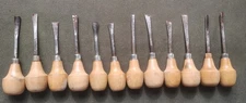 🗽 VINTAGE CARVING CHISEL SET 12 Pcs