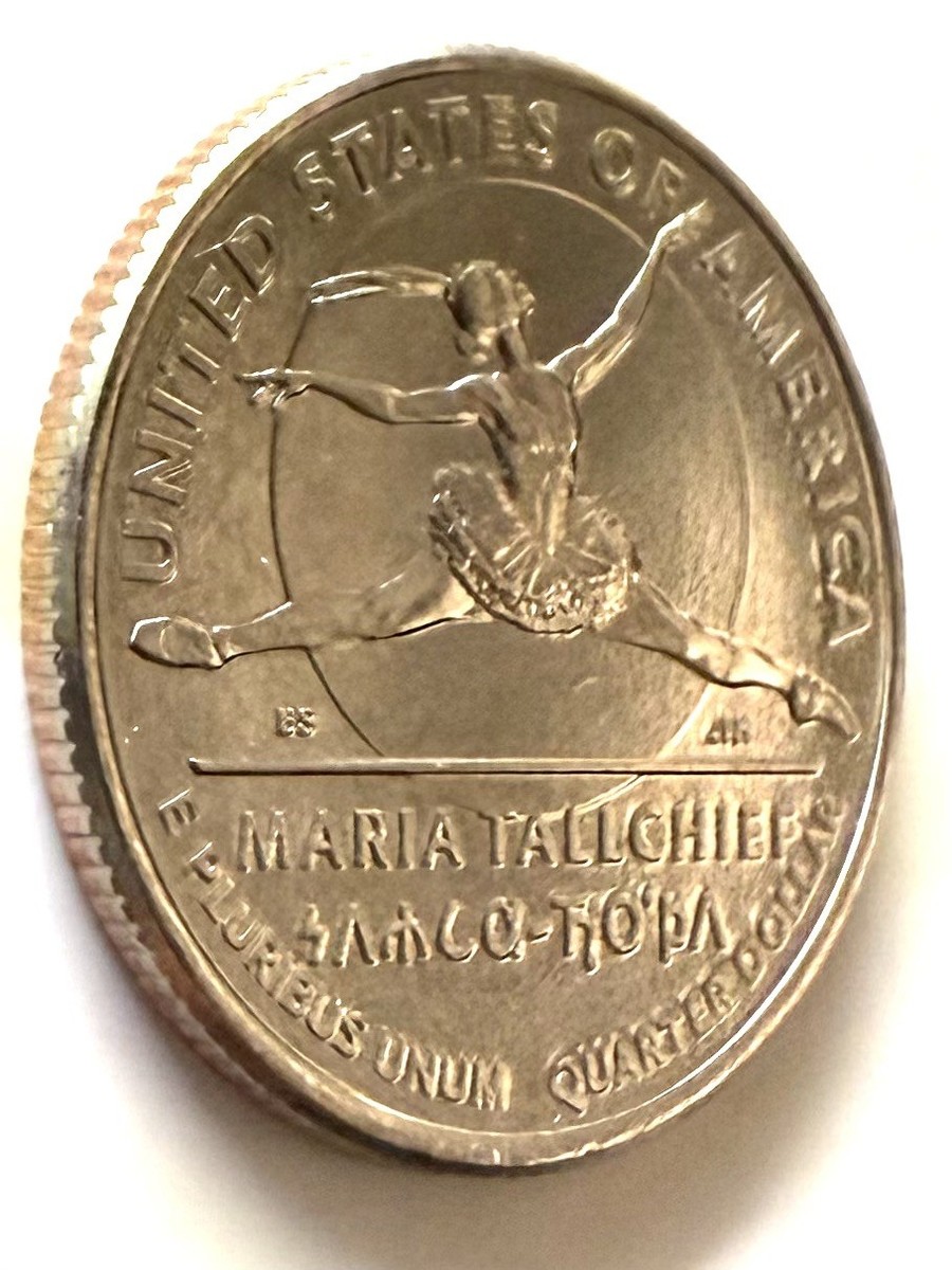 Rare MARIA TALLCHIEF Quarter 2023 P Mint Errors 