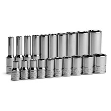 1/4 in. Drive 6-Point Socket Set (Shallow & D...