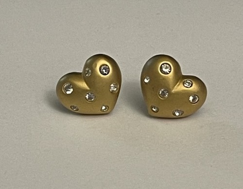 SWAROVSKI CRYSTAL HEART EARRINGS
