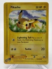 Pokemon Pikachu 124/165 Expedition Base Set 2002 WOTC Vintage e-Reader Card