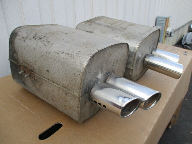 FERRARI 456 M GT GTA EXHAUST MUFFLER MUFFLERS 156348 156347
