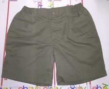 Boy Scouts of America Green Cotton Shorts Stretch Waist 30/32 DW3B3