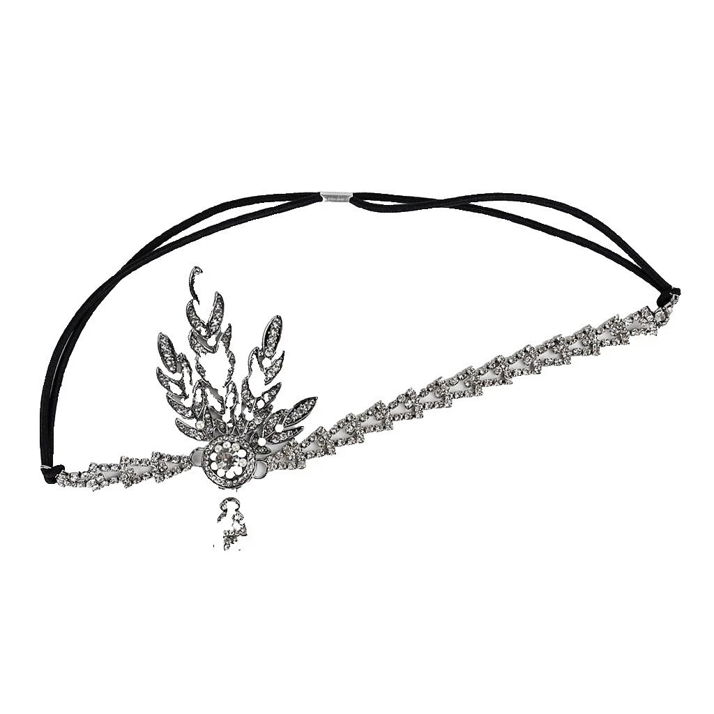 Diademas de pelo de novia de pluma