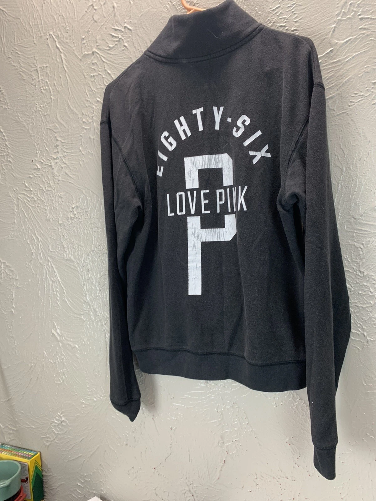 victoria-secret-vs love pink full zip sweatshirt