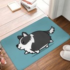 Cute Border Collie Doormat Rug carpet Mat Footpad Bath mat 