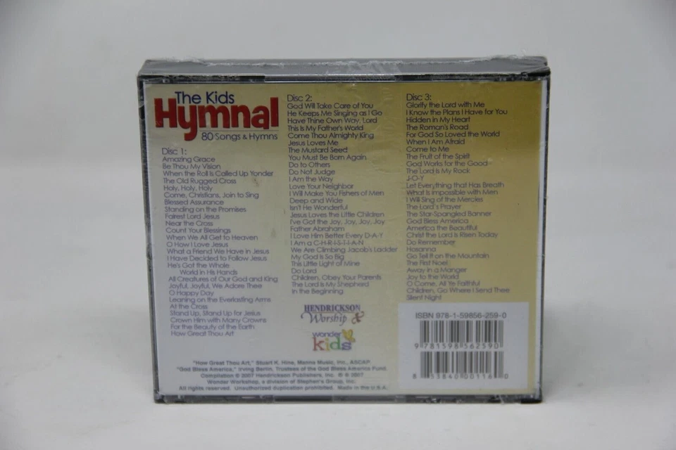 WONDER KIDS CHOIR - Kids Hymnal - CD - **Excellent Condition**SEE DESCRIPTION Foto 2 de 2