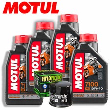 KIT/TAGLIANDO Suzuki DL1000/V-Strom/ABS 2014 2015 MOTUL 7100 10W40 + FILTRO OLIO
