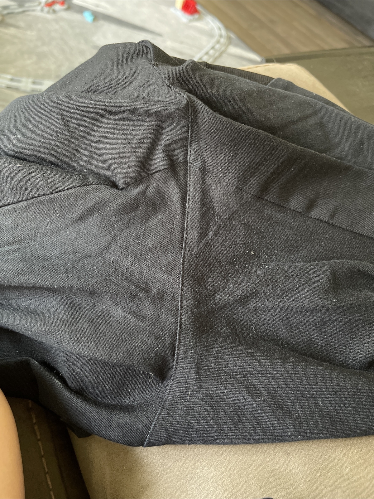 Old Navy Maternity Side Panel Black Pixie Pants S… - image 7