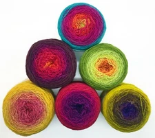 FREIA SPORT Ombre Yarn- 217 yds/ Hand Dyed in U.S. 100% Wool- Pick Your Color!