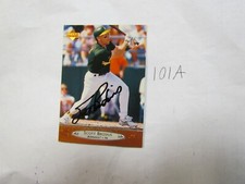 1996 Upper Deck Scott Brosius Autographed Signed Baseball Card