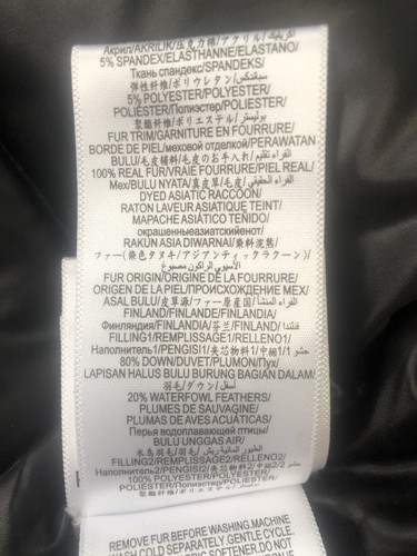 Parka de plumón BCBGMAXAZRIA Dale ribete de piel real chaqueta marrón con capucha abrigo acolchado *M - Imagen 19 de 24