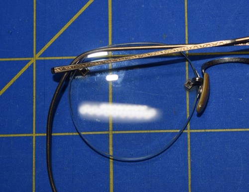 2687 antike goldene Rahmenbrille - Bild 2 von 2
