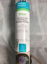 CRICUT  Permanent Premium Vinyl Mixed Mosaic Silver Basics Sampler 6 12x12 NEW