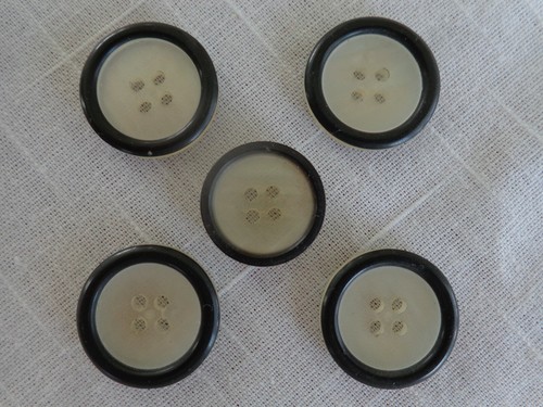 Buttons Sets Misc'l Colors of 5 Vintage (#3738) - Picture 12 of 30